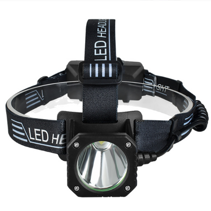Налобний ліхтар акумуляторний, HeadLamp 50039, Чорний / Ліхтарик налобний / Світлодіодний ліхтар на голову