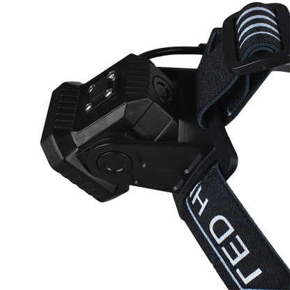 Налобний ліхтар акумуляторний, HeadLamp 50039, Чорний / Ліхтарик налобний / Світлодіодний ліхтар на голову