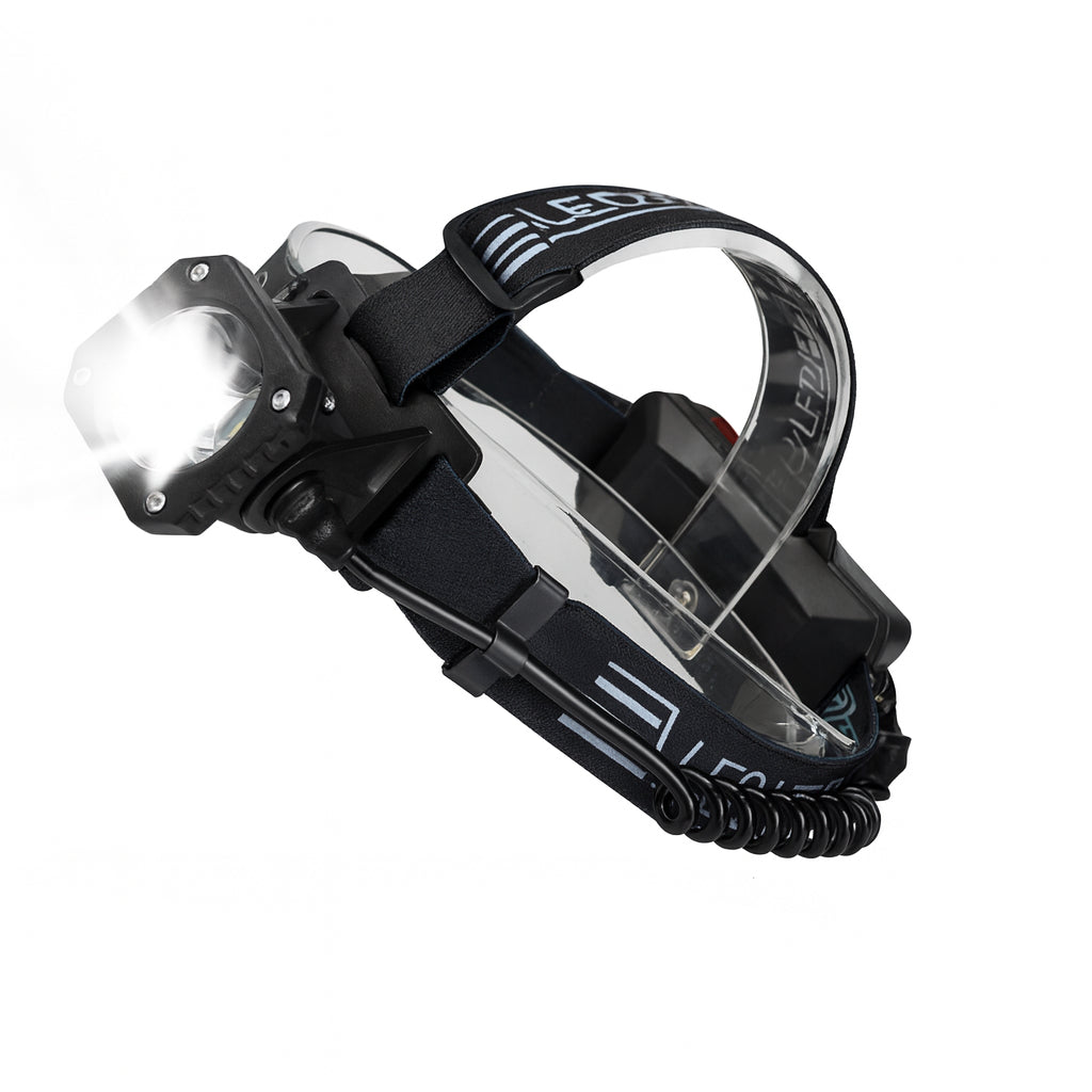 Налобний ліхтар акумуляторний, HeadLamp 50039, Чорний / Ліхтарик налобний / Світлодіодний ліхтар на голову