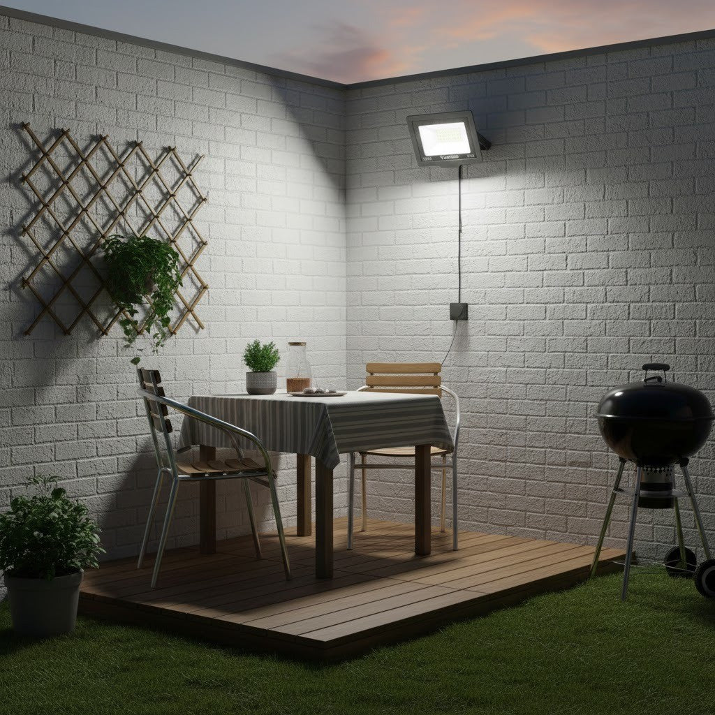 LED прожектор від мережі 100W, 9000lm, NOVA / Прожектор LED світлодіодний / Прожектор для вулиці