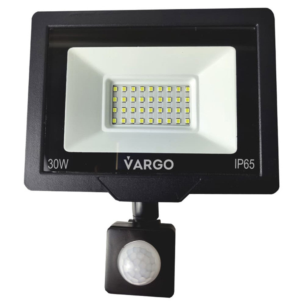 LED прожектор з датчиком руху 30W, 6500K, 2700lm / Світлодіодний прожектор з датчиком руху / Прожектор на вулицю