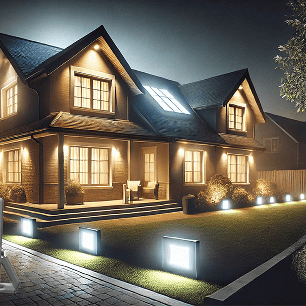 LED прожектор з датчиком руху 30W, 6500K, 2700lm / Світлодіодний прожектор з датчиком руху / Прожектор на вулицю
