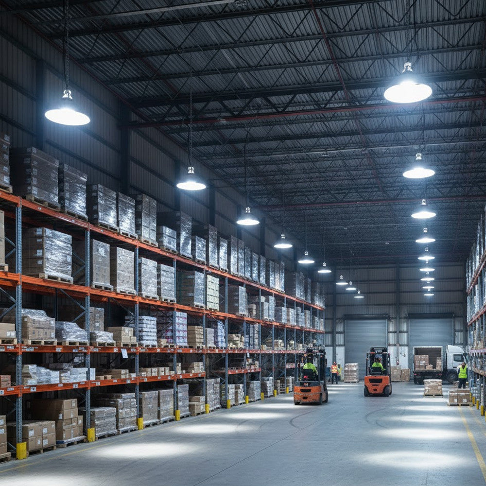 LED світильник 50W, 6500K, 110LM/W, HIGH BAY / Світлодіодний світильник для великих площ / LED світильник підвісний
