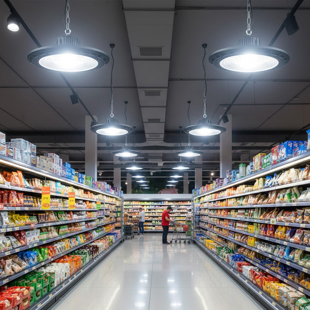 LED світильник 100W, 6500K, 110LM/W, HIGH BAY / LED світильник підвісний / Світлодіодний світильник для великих площ