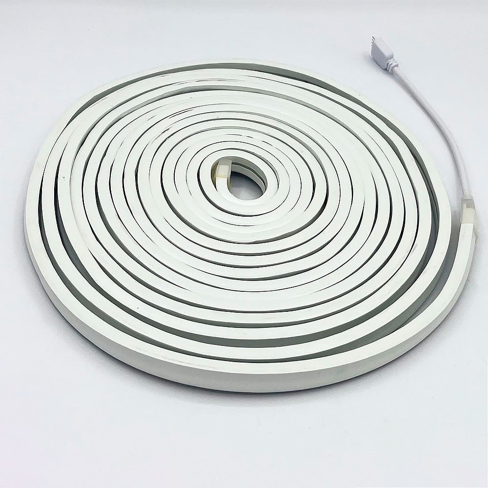 Неонова стрічка світлодіодна 5 м, LED NEON, 12V-220V, Різнокольоровий / RGB стрічка / Світлодіодне RGB підсвічування силіконове