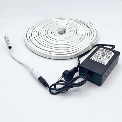 Неонова стрічка світлодіодна 5 м, LED NEON, 12V-220V, Різнокольоровий / RGB стрічка / Світлодіодне RGB підсвічування силіконове