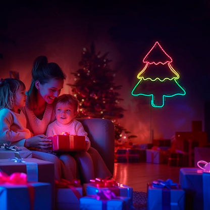 Неонова стрічка світлодіодна 5 м, LED NEON, 12V-220V, Різнокольоровий / RGB стрічка / Світлодіодне RGB підсвічування силіконове