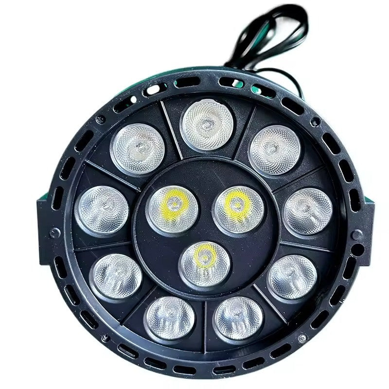 Світлодіодний LED прожектор RGB, 12LEDх1W, від мережі / Сценічний світильник / Прожектор заливного світла