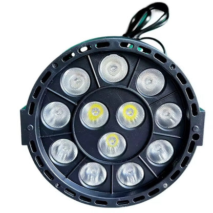 Світлодіодний LED прожектор RGB, 12LEDх1W, від мережі / Сценічний світильник / Прожектор заливного світла