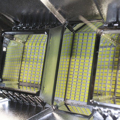 LED прожектор вуличний 100W, 5000lm, на сонячній батареї, з акумулятором і пультом ДК / Світлодіодний ліхтар для вулиці