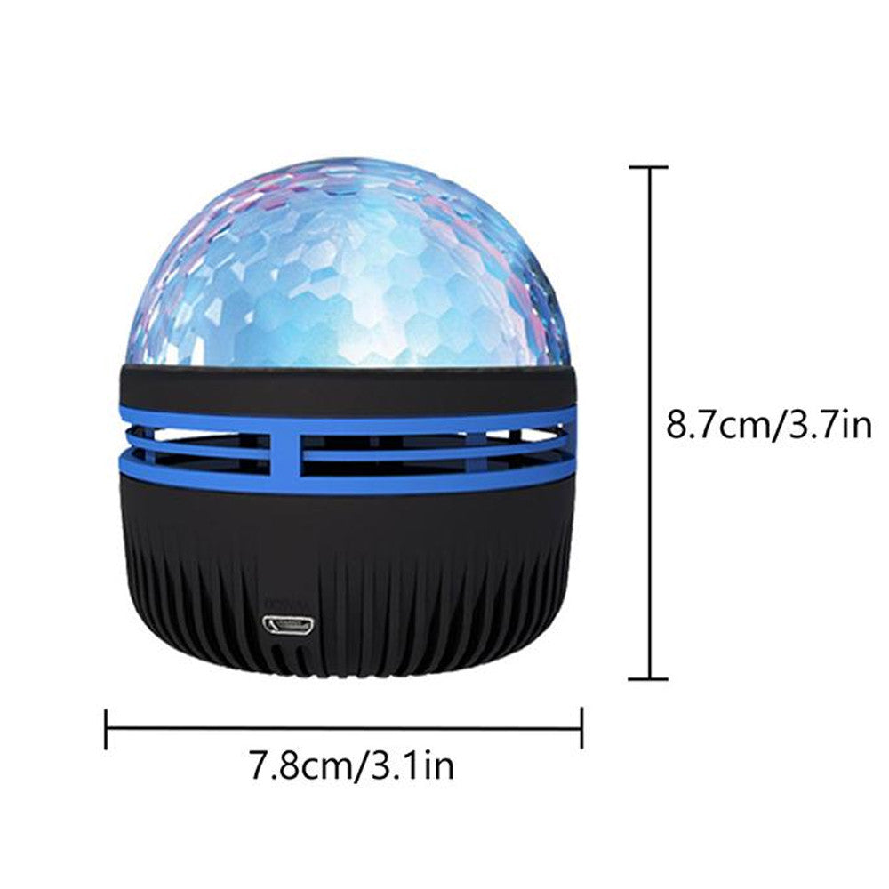Нічник проектор з пультом від USB, LED Q6 STAR LIGHT 2503, Чорний / Світлодіодна обертова лампа / Настільний нічник-лампа