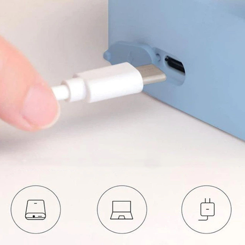Настільний диспенсер для води, від USB, Синій / Акумуляторна електропомпа / Розумна помпа для води