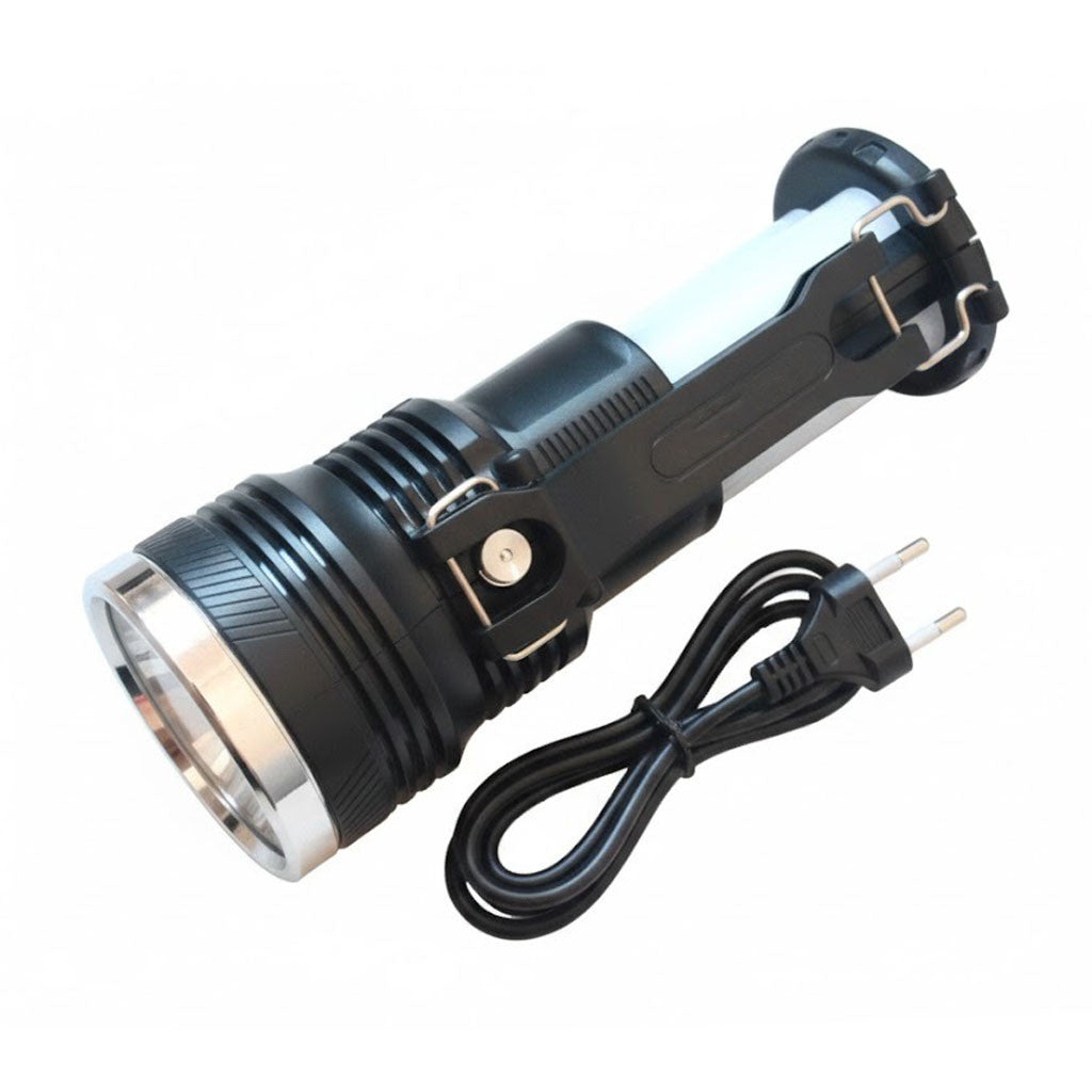 Ліхтар лампа із сонячною панеллю 1 + 24LED, 1000mAh, WX 2881T, Чорний / Ручний ліхтар акумуляторний / Світлодіодний ліхтарик