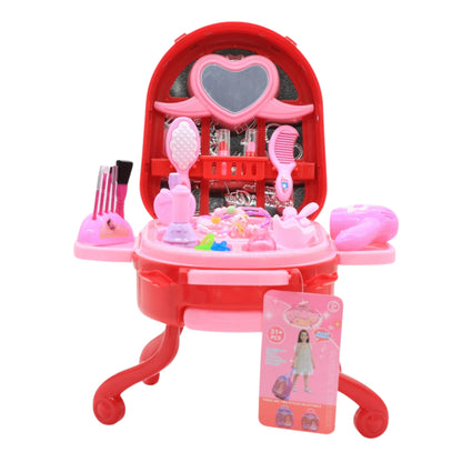 Дитячий ігровий набір у валізці 2в1, 31 предмет, Fashion Girl / Дитяче трюмо у валізці