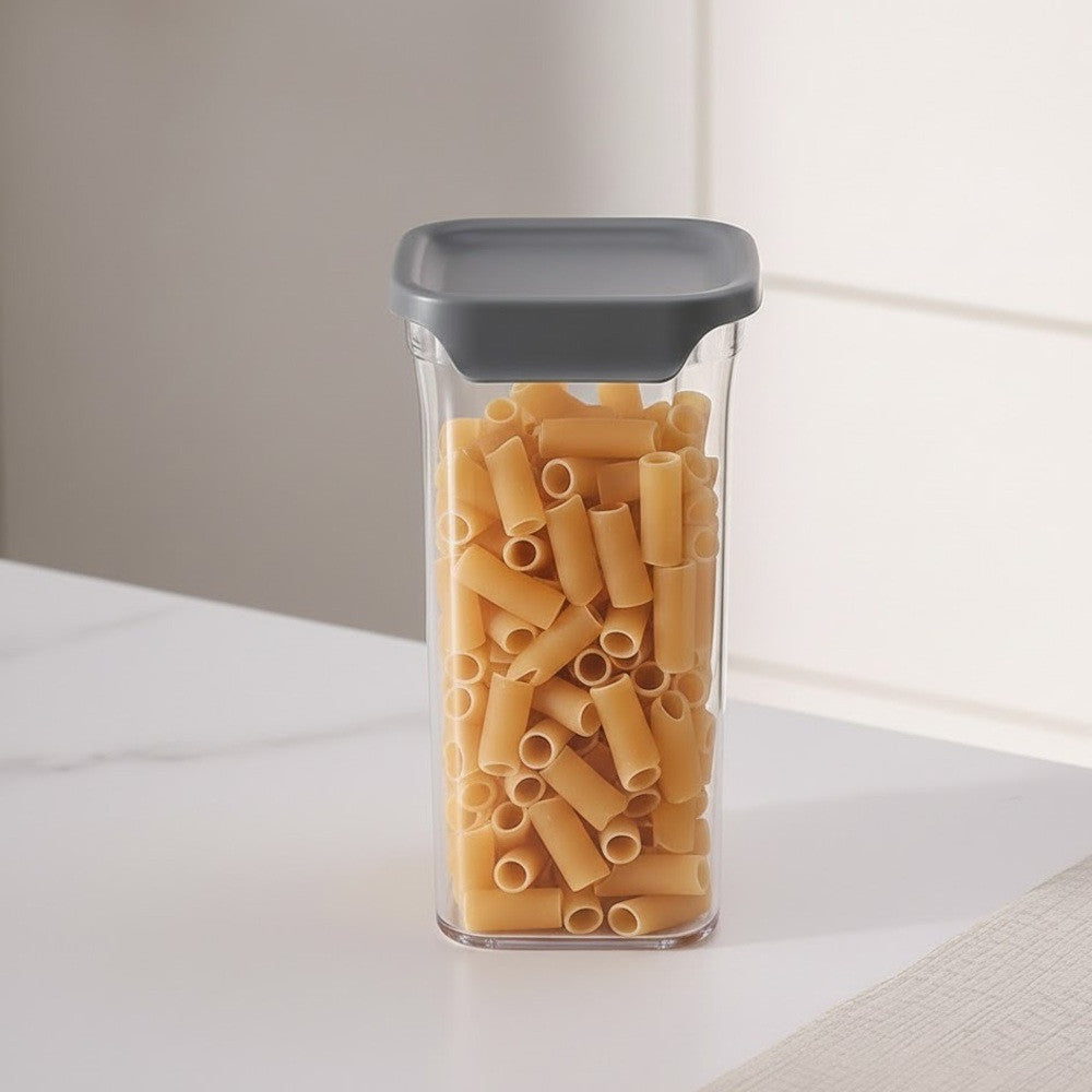 Кухонний контейнер для зберігання 1,5 л, / Ємність для сипучих продуктів / Харчовий контейнер прямокутний