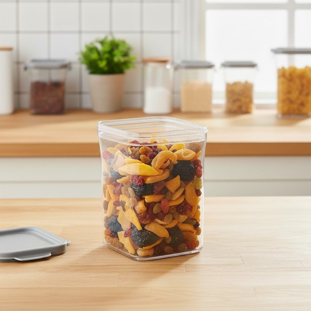 Кухонний контейнер харчовий 1 л, / Ємність для сипучих продуктів / Герметичний контейнер для зберігання