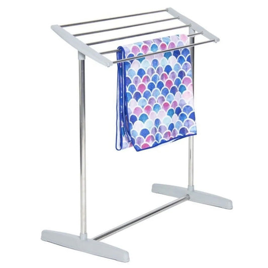 Сушарка для білизни (70х62х36см) Mobile towel rack, на 5 рядів / Підлогова сушка для одягу