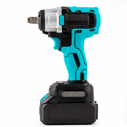 Універсальний набір інструментів 2 в 1 гайковерт шуруповерт 2 АКБ 48V у валізі, Синій / Акумуляторний гайковерт з шуруповертом