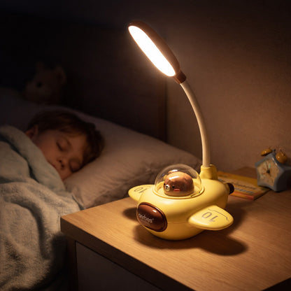Настільна LED лампа у формі літака, 5 Вт, 30х20х15, AB-TD58, / Дитяча лампа нічник / Лампа у формі літака