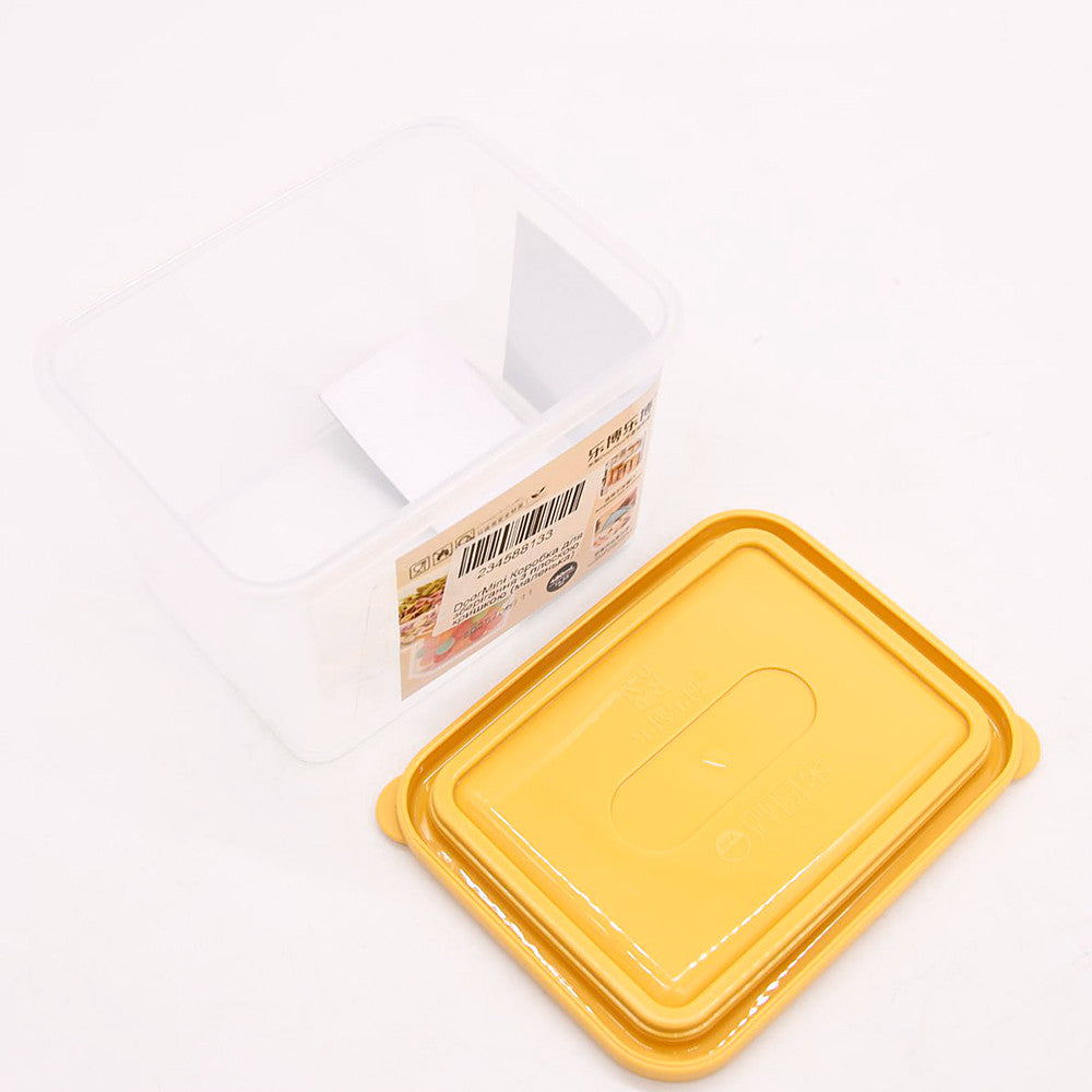 Контейнер для зберігання продуктів 480мл 9,5х7,5х7см DoorMini, Прозорий / Харчовий контейнер / Ємність для сипучих з кришкою