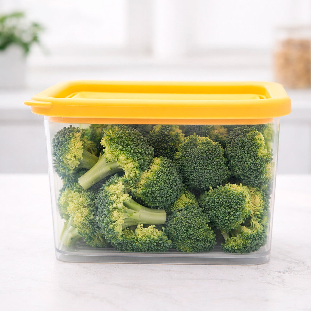 Контейнер для зберігання продуктів 480мл 9,5х7,5х7см DoorMini, Прозорий / Харчовий контейнер / Ємність для сипучих з кришкою