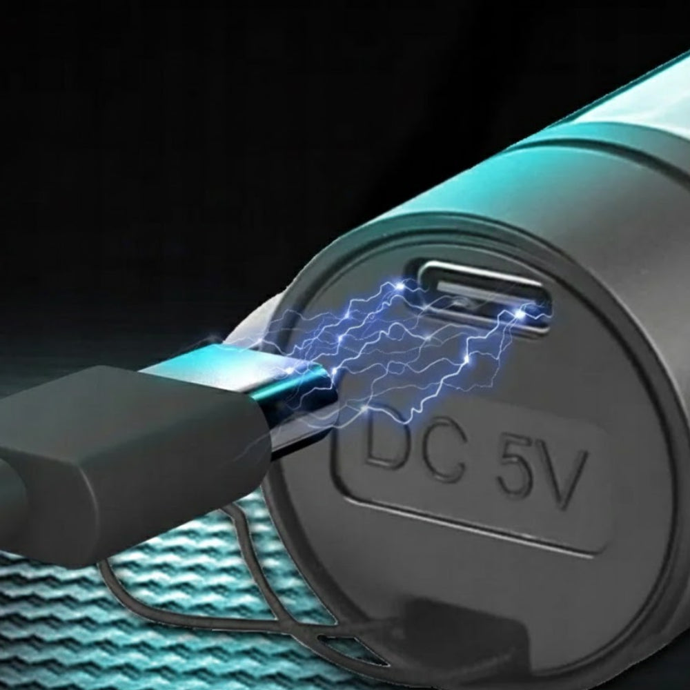 Ручний ліхтарик акумуляторний з функцією Zoom, Type-C, BL 6613, Червоний / Тактичний ліхтар / Ліхтар на акумуляторі