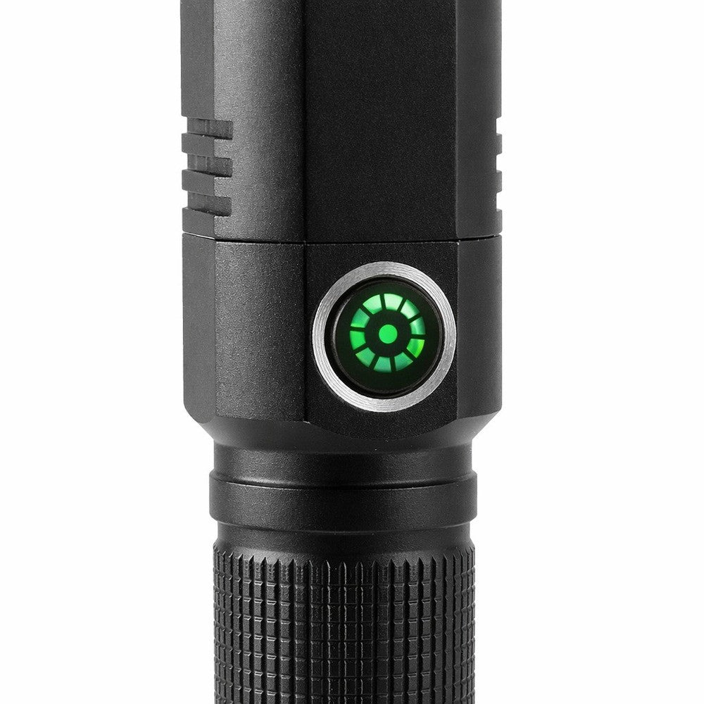 Ручний ліхтар світлодіодний, 800 лм, 3 режими, Zoom, зарядка Type-C, X-BAIL BL-526-P50, Чорний / Кишеньковий ліхтарик