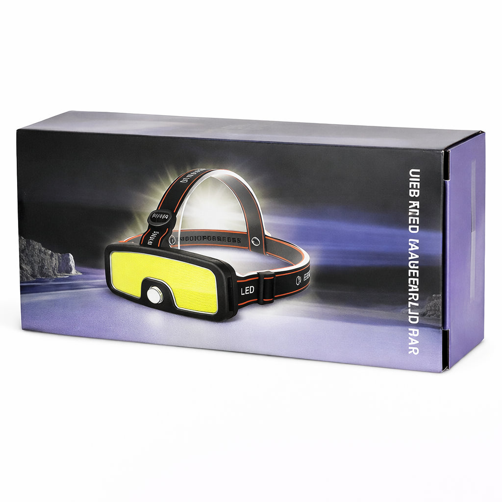 Налобний ліхтар акумуляторний з USB, X-BAIL BL T068, Чорний / Світлодіодний ліхтарик на голову / Потужний ліхтар