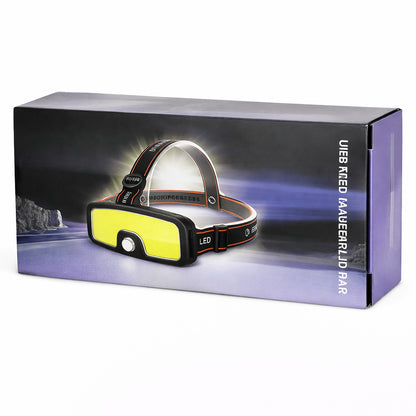 Налобний ліхтар акумуляторний з USB, X-BAIL BL T068, Чорний / Світлодіодний ліхтарик на голову / Потужний ліхтар
