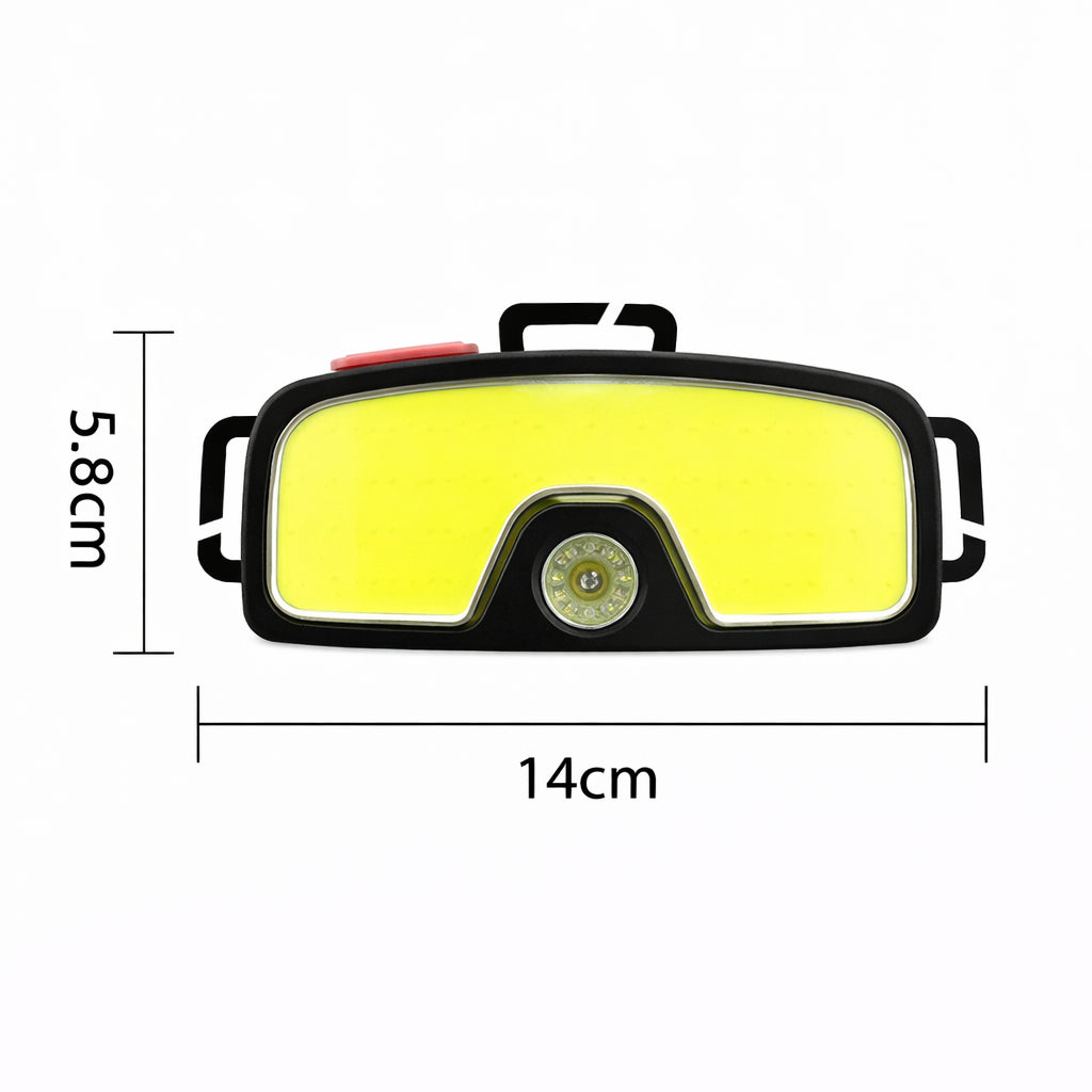 Налобний ліхтар акумуляторний з USB, X-BAIL BL T068, Чорний / Світлодіодний ліхтарик на голову / Потужний ліхтар