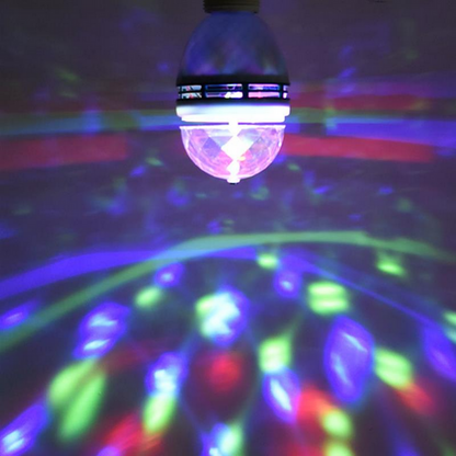 Диско лампа RD-5003 + Перехідник, Rgb / Лампа різнокольорова / Світлодіодна лампа / Диско-куля