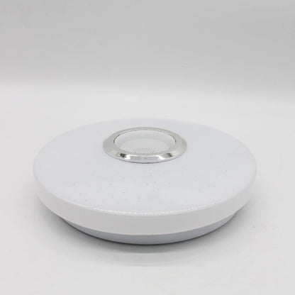 Стельовий світильник 26см, з Bluetooth + пульт, RGB / Світильник на стелю / Розумна люстра з колонкою