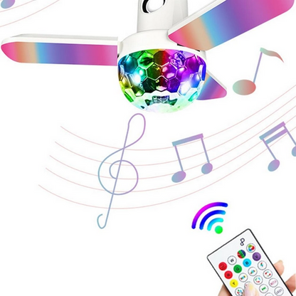 Дисколампа, WO-11, із світломузикою та пультом, Rgb / Світлодіодна лампа з Bluetooth колонкою