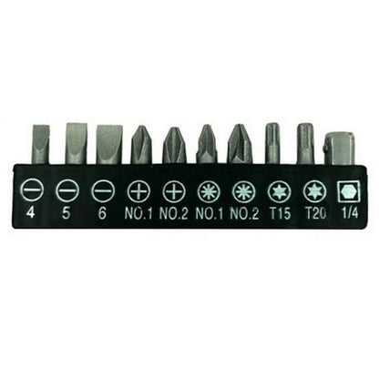 Подовжувач гнучкий для дриля + Набір насадок 10в1, FLEXIBLE SCREW TOOL, Чорний / Гнучкий вал для шуруповерта та викрутки
