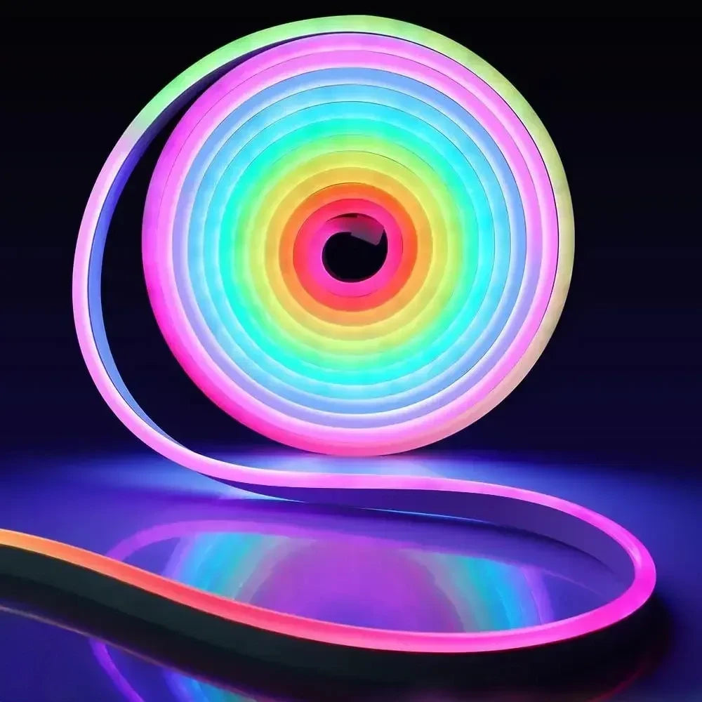 Світлодіодна Led стрічка 2м, з пультом ДУ, від USB, Rgb / Стрічка від повербанка / RGB стрічка для підсвічування