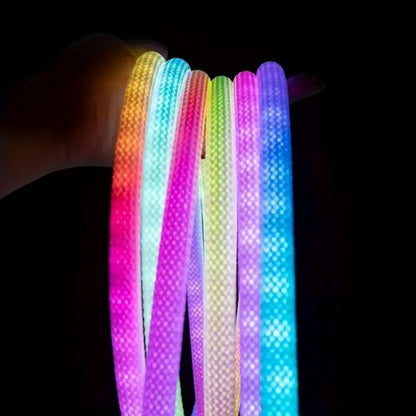 Світлодіодна розумна стрічка шланг, RGB, + пульт / Гнучка неонова стрічка / Стрічка світлодіодна / Підсвічування в кімнату