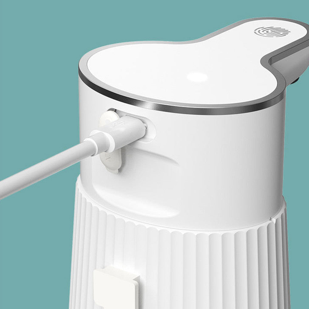 Сенсорний диспенсер для мила з дисплеєм від USB, 420мл (Подача піни), Білий / Автоматичний дозатор для рідкого мила