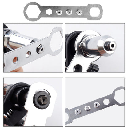 Насадка заклепочник на шуруповерт (2,4/3,2/4/4,8мм) / Адаптер для заклепувальних гайок / Клепальний адаптер