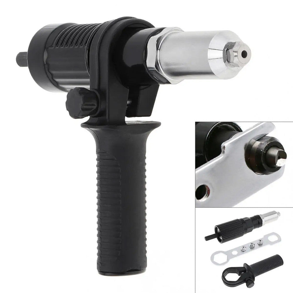 Насадка заклепочник на шуруповерт (2,4/3,2/4/4,8мм) / Адаптер для заклепувальних гайок / Клепальний адаптер