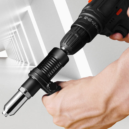 Насадка заклепочник на шуруповерт (2,4/3,2/4/4,8мм) / Адаптер для заклепувальних гайок / Клепальний адаптер