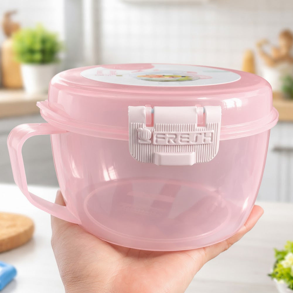 Харчовий контейнер для продуктів 1,3 л, 17,5х10см, / Ланчбокс круглий / Контейнер для їжі
