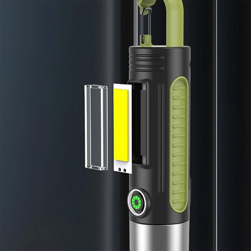 Ліхтарик ручний від USB, BL S507, Чорний / Компактний ліхтарик на акумуляторі / Ліхтар акумуляторний для кемпінгу