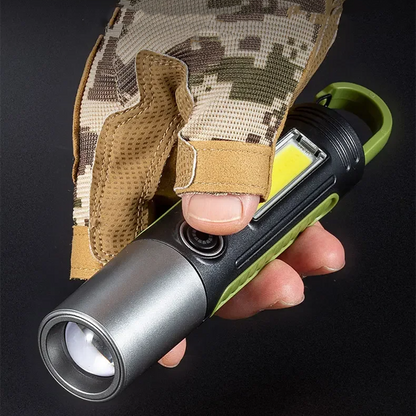 Ліхтарик ручний від USB, BL S507, Чорний / Компактний ліхтарик на акумуляторі / Ліхтар акумуляторний для кемпінгу