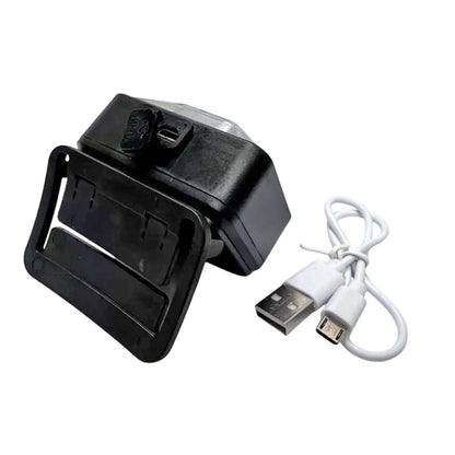 Налобний ліхтар Micro USB Bailong KJ-6869B, Чорний / Світлодіодний ліхтарик на голову / Акумуляторний налобний ліхтарик