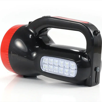 Ручний ліхтар акумуляторний 5W, від мережі 220V, OKGO FA-2623 / Кемпінговий ліхтар LED / Аварійний світильник / Ручний ліхтарик
