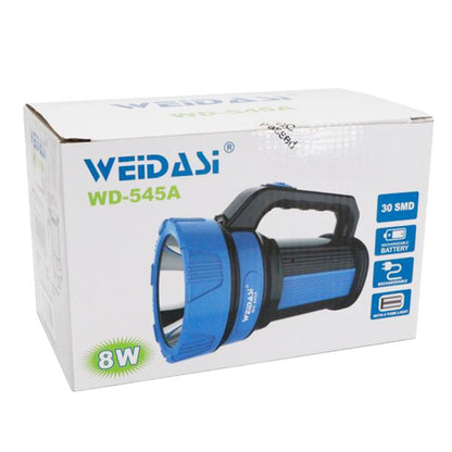 Ручний ліхтар акумуляторний Weidasi WD-543A, / Кемпінговий ліхтар-прожектор / Світлодіодний ліхтар