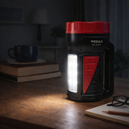 Ручний ліхтар акумуляторний Weidasi WD-543A, / Кемпінговий ліхтар-прожектор / Світлодіодний ліхтар