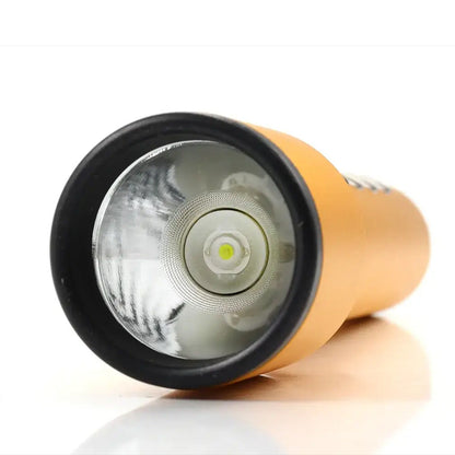Ручний ліхтар акумуляторний, USB, 5W + 3COB 2102, Золотистий / Світлодіодний LED ліхтарик / Ліхтарик ручний
