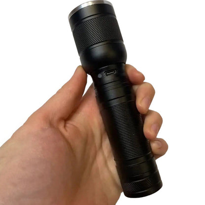 Ручний ліхтар акумуляторний із зумом, від USB, Bailong BL-Z11-P50 / Акумуляторний ліхтарик / Ліхтар LED / Світлодіодний ліхтар