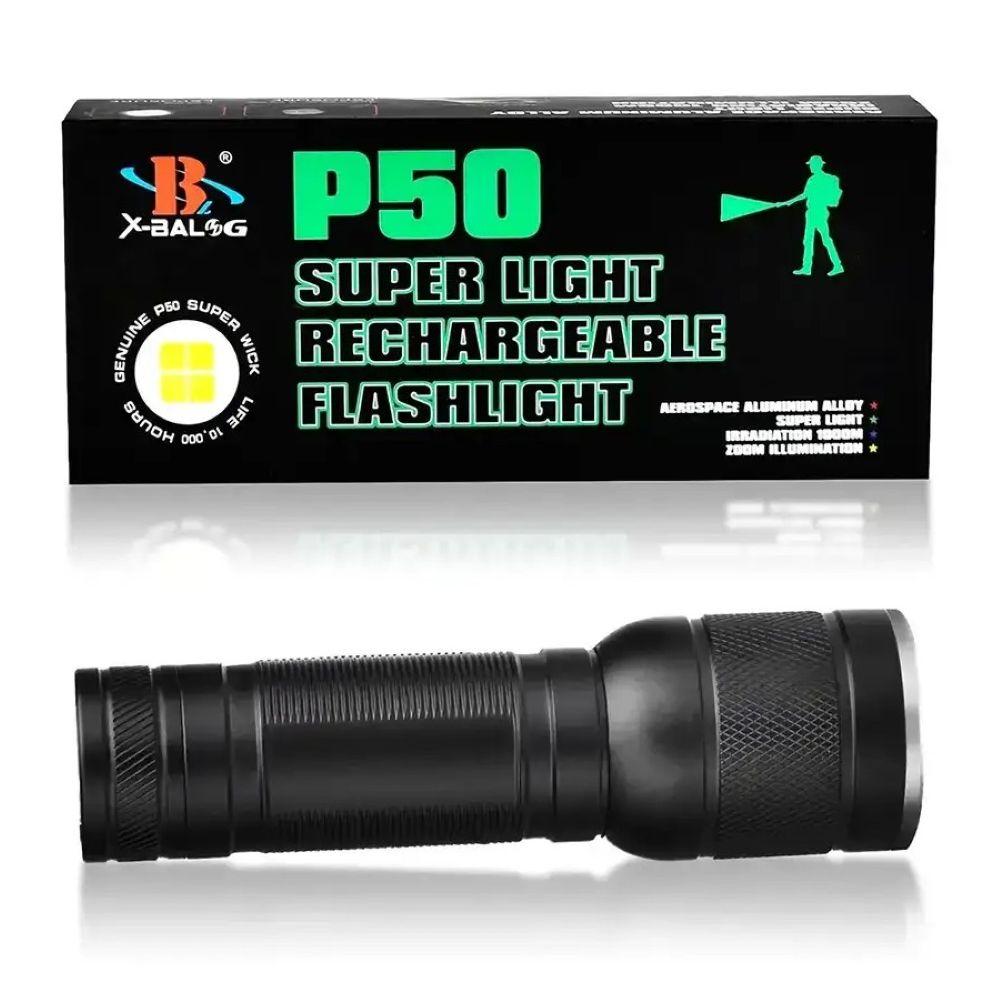 Ручний ліхтар акумуляторний із зумом, від USB, Bailong BL-Z11-P50 / Акумуляторний ліхтарик / Ліхтар LED / Світлодіодний ліхтар